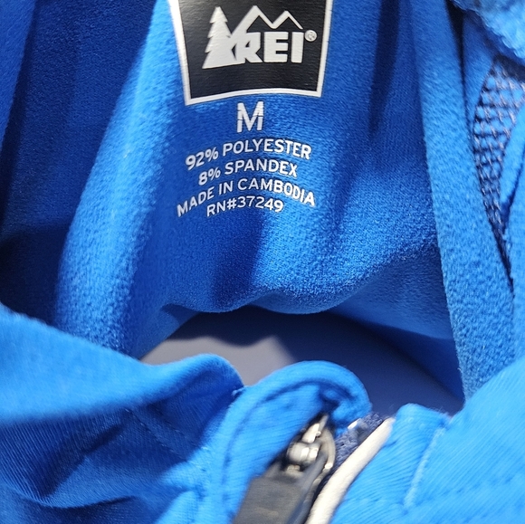 REI men's half zip active long sleeve medium - Picture 8 of 8